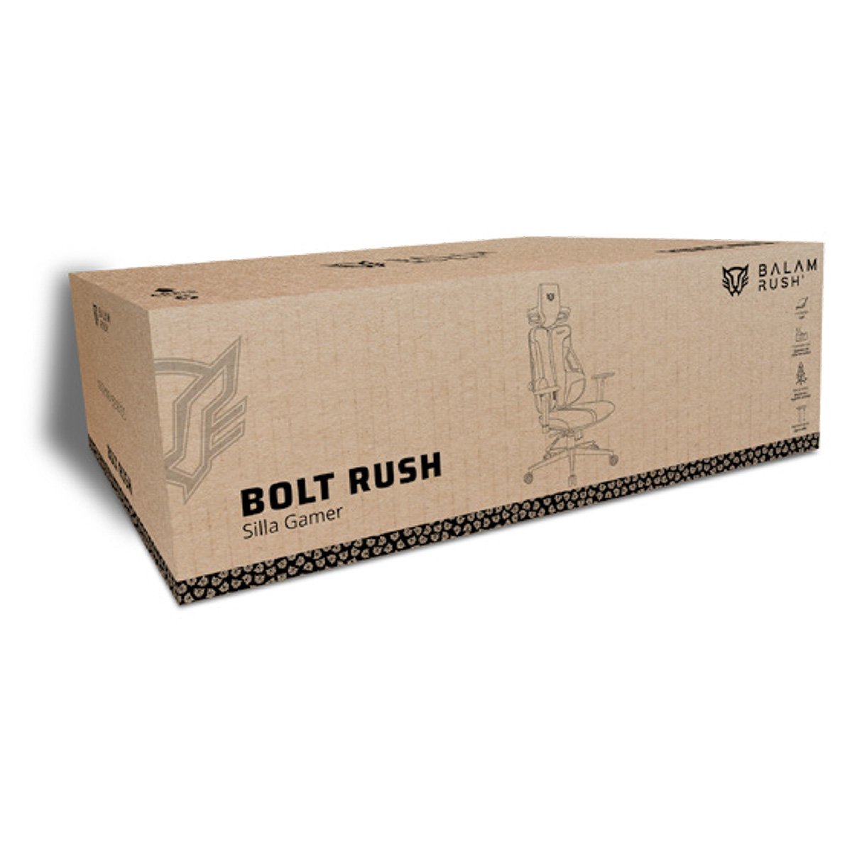 Silla Gamer Bolt Rush Pa Legend Negro image number null