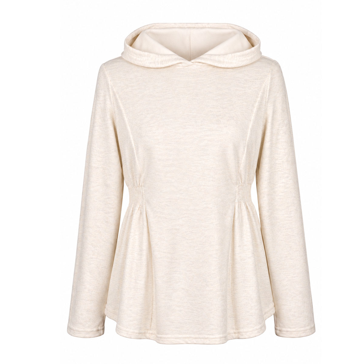 Sudadera Con Puntada Smock En Costados Doma Fashion Para Mujer Curvy image number null