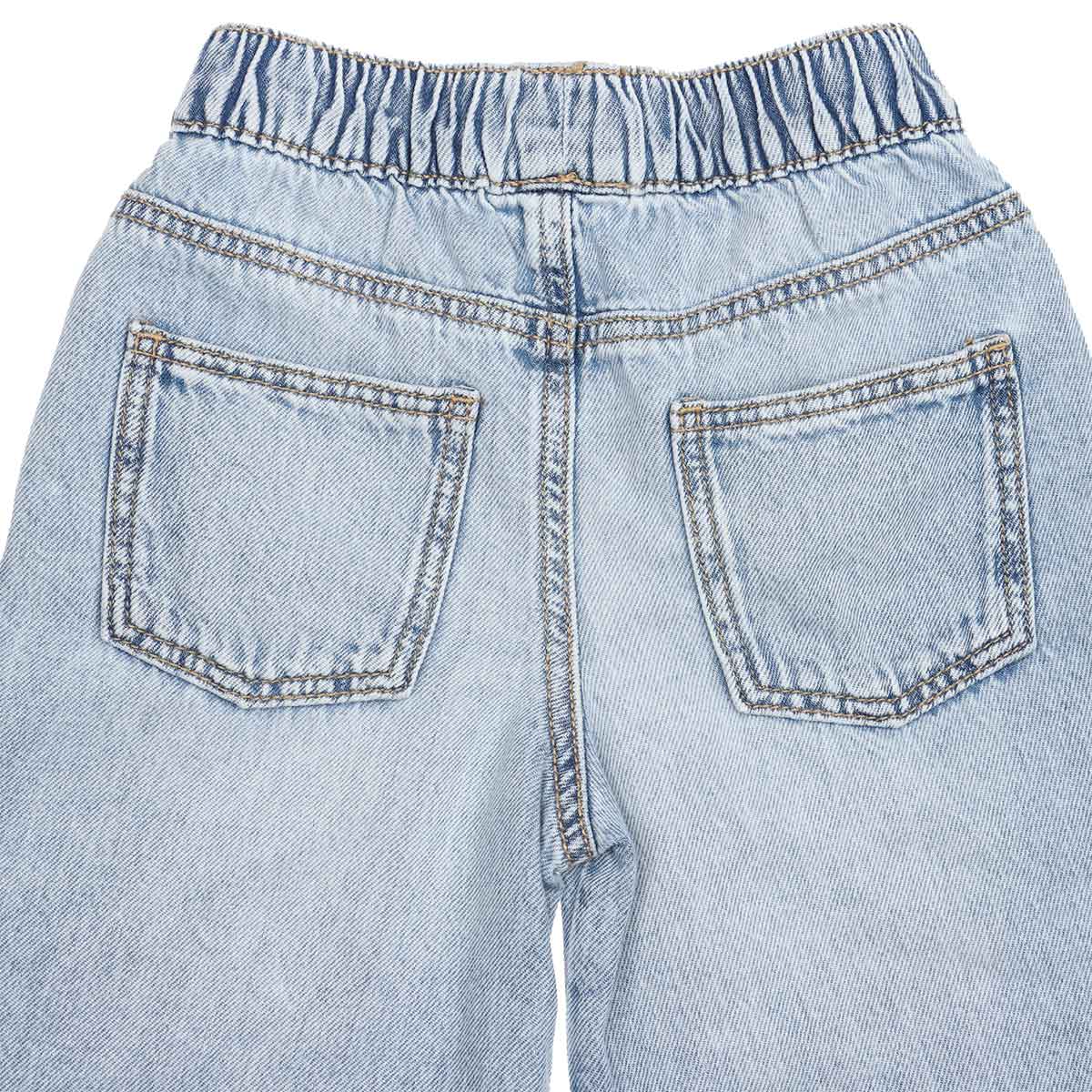 Pantal&oacute;n Denim Wide Leg Casual OVS para Ni&ntilde;a Toddler image number null