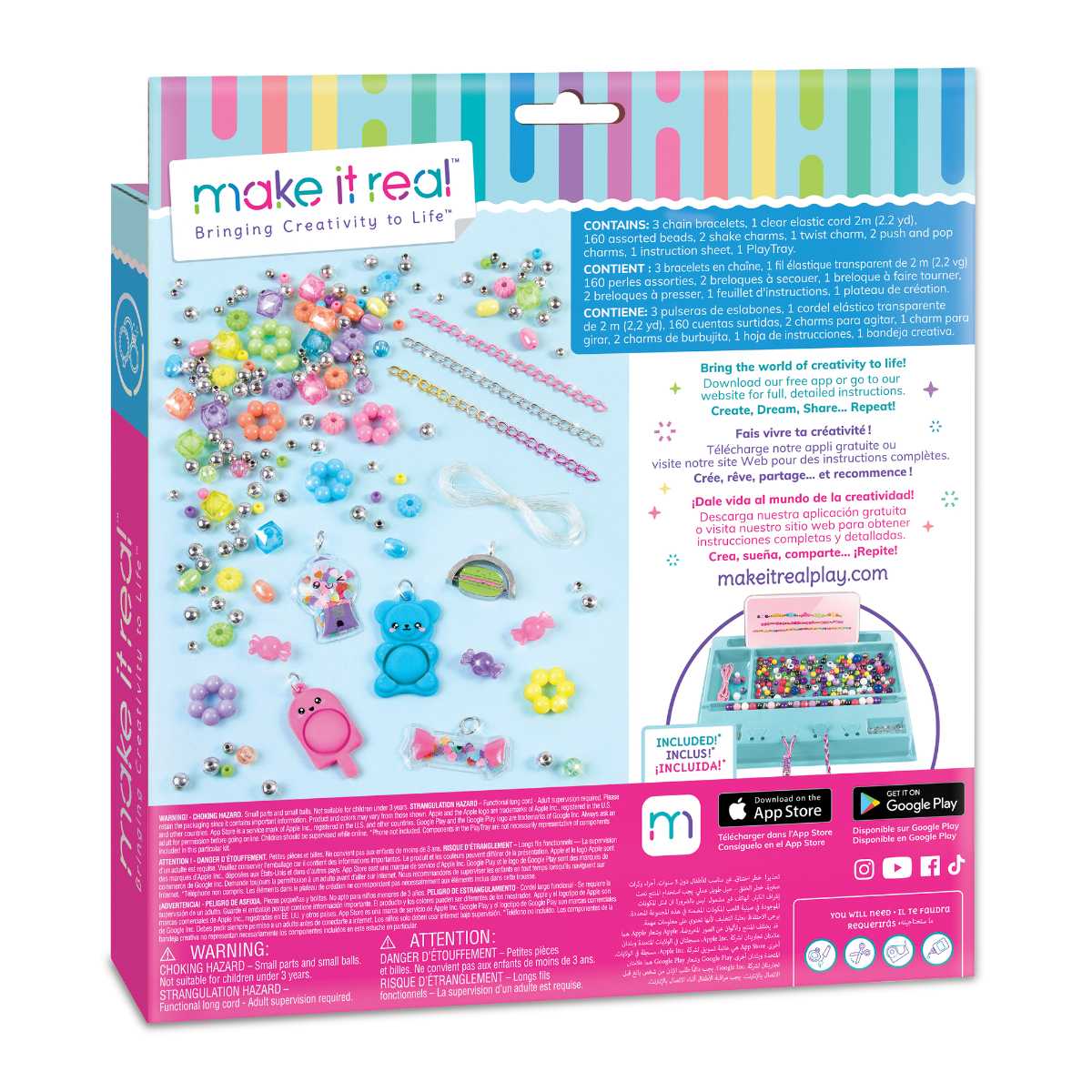 Kit para Pulseras con Charms Sensoriales MAKE IT REAL image number null