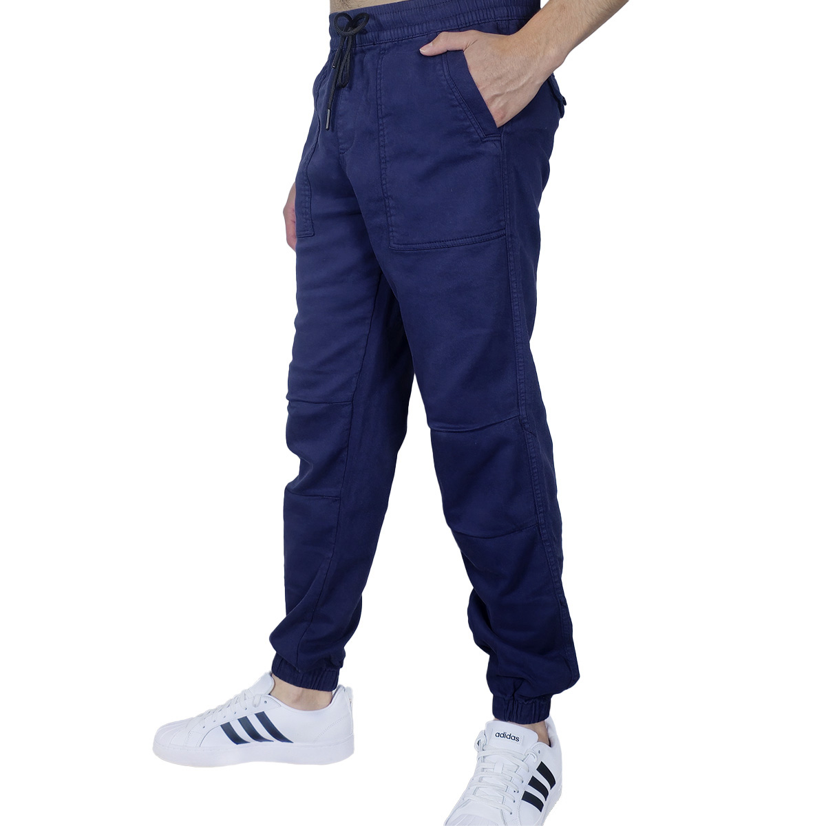 Pantal&oacute;n Jogger con Jareta U Sport Azul Oscuro para Hombre image number null