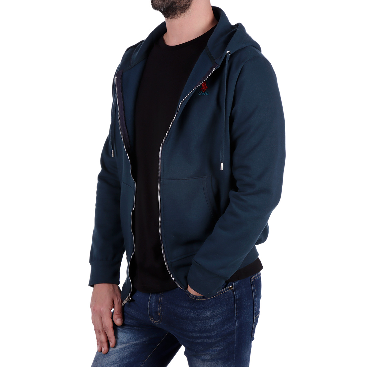 Sudadera Abierta con Capucha Royal Polo Club para Hombre image number null