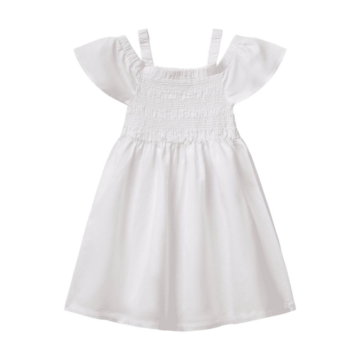 Vestido de Manga Corta con Tirantes Benetton para Ni&ntilde;a image number null