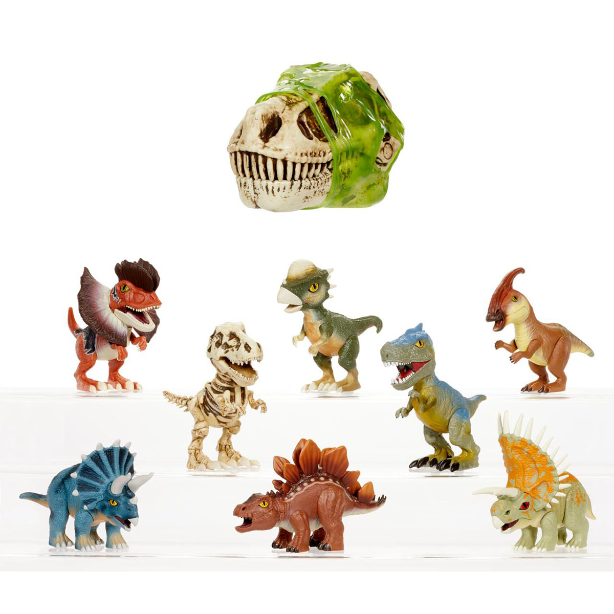 Kit de F&oacute;sil de Dinosaurio GROSS MOSS con figura Armable y Smile image number null