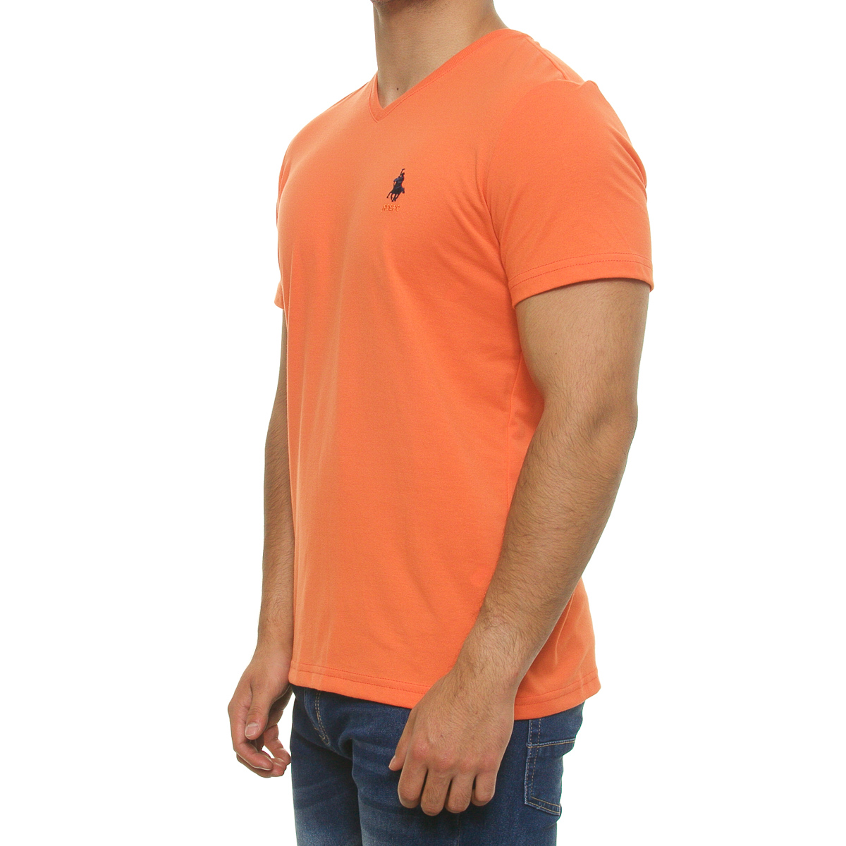 Playera cuello V manga corta para hombre POLO CLUB image number null
