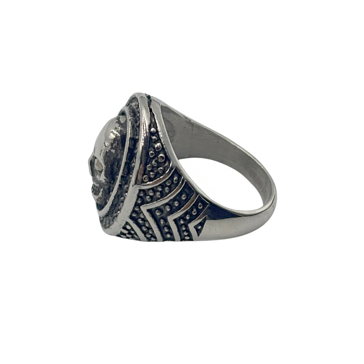 Anillo Calavera Acero H Aktuales para Hombre image number null