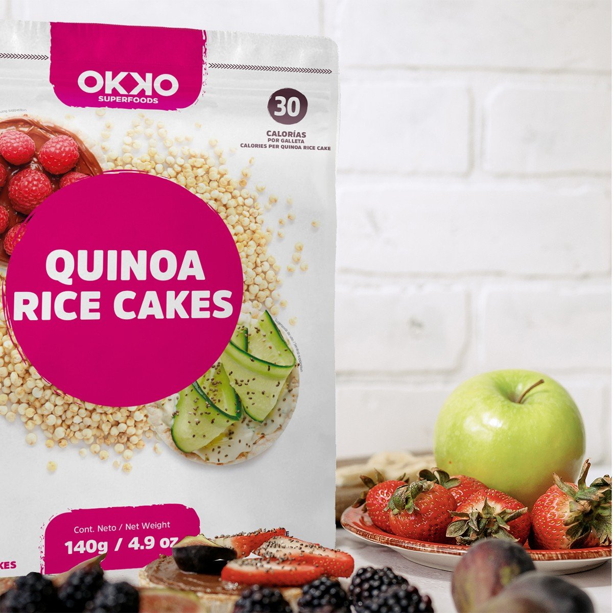 &nbsp;Galleta De Arroz Y Quinoa Okko 140G image number null