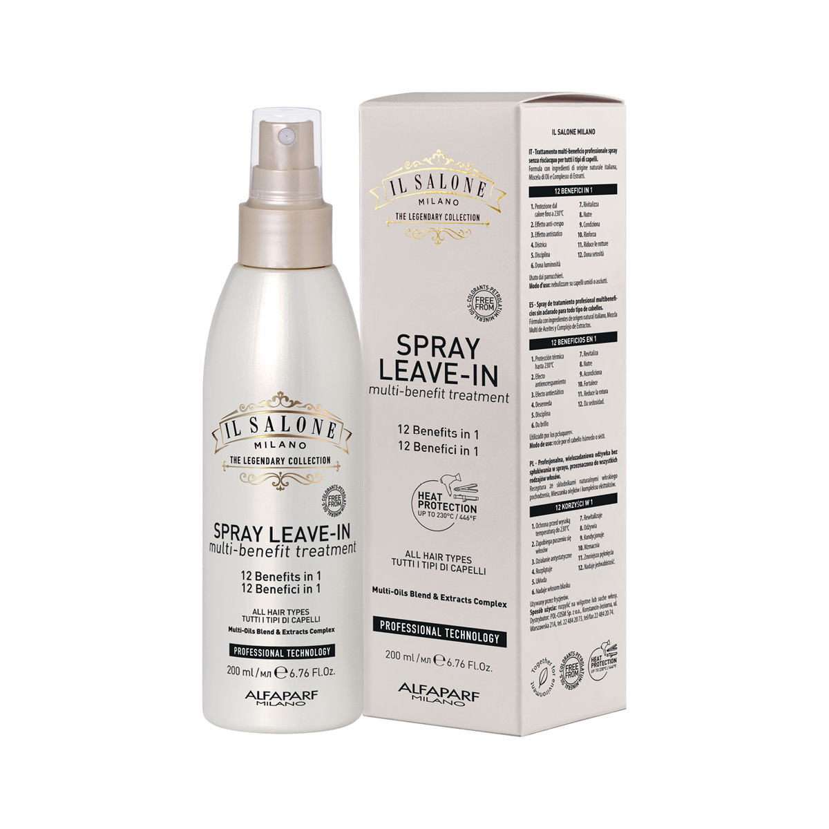 Spray Multifuncional Sin Enjuague 200Ml Il Salone image number null