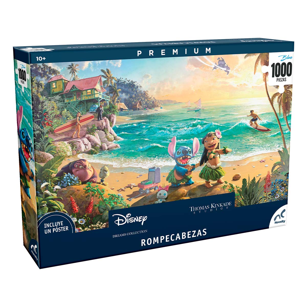 Rompecabezas Premium Lilo Y Stitch Thomas Kinkade 1000 Piezas image number null