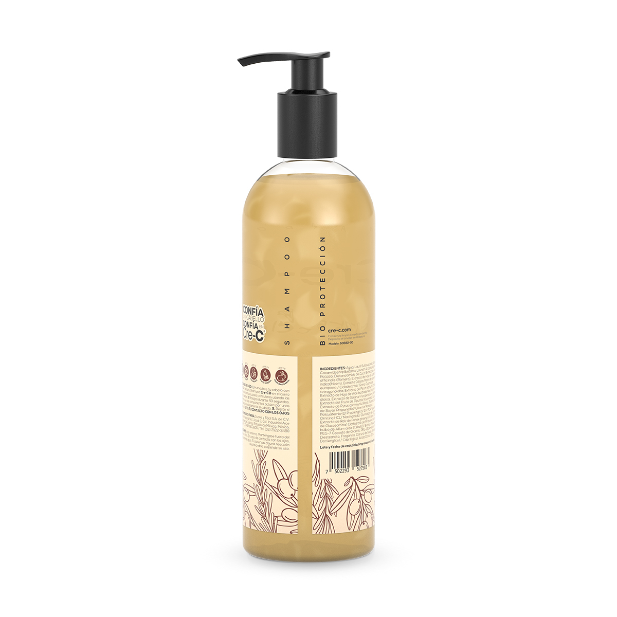 Cre-c Shampoo Bio Protecci&oacute;n De Da&ntilde;os 360&deg; 500 Ml image number null