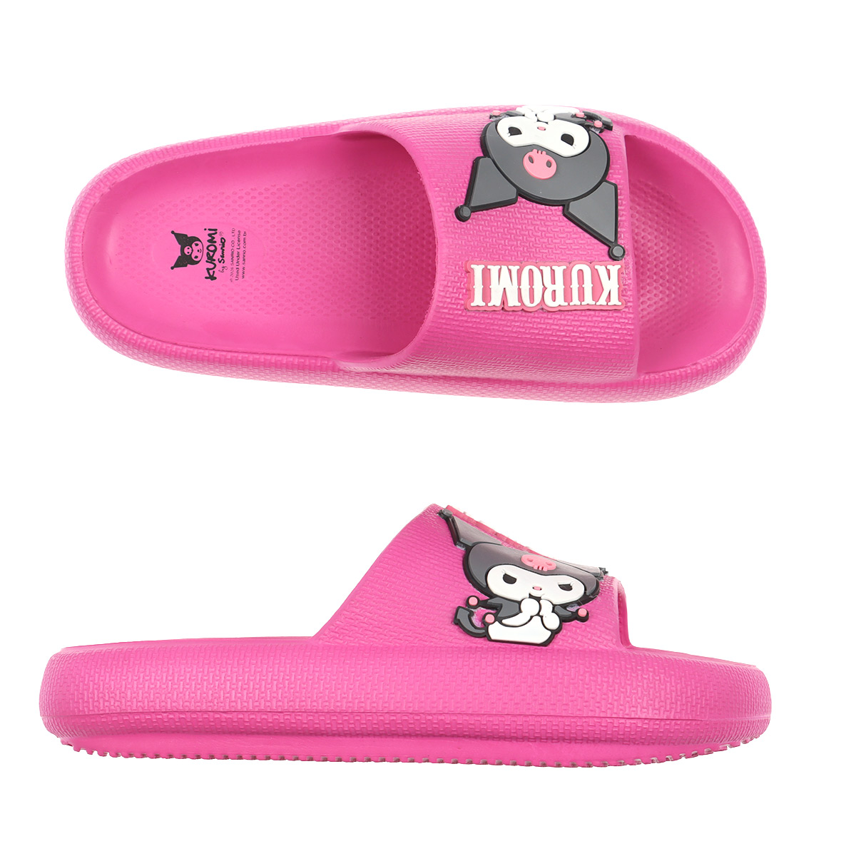 Sandalias Slide Kuromi Casual Kitty para Mujer image number null
