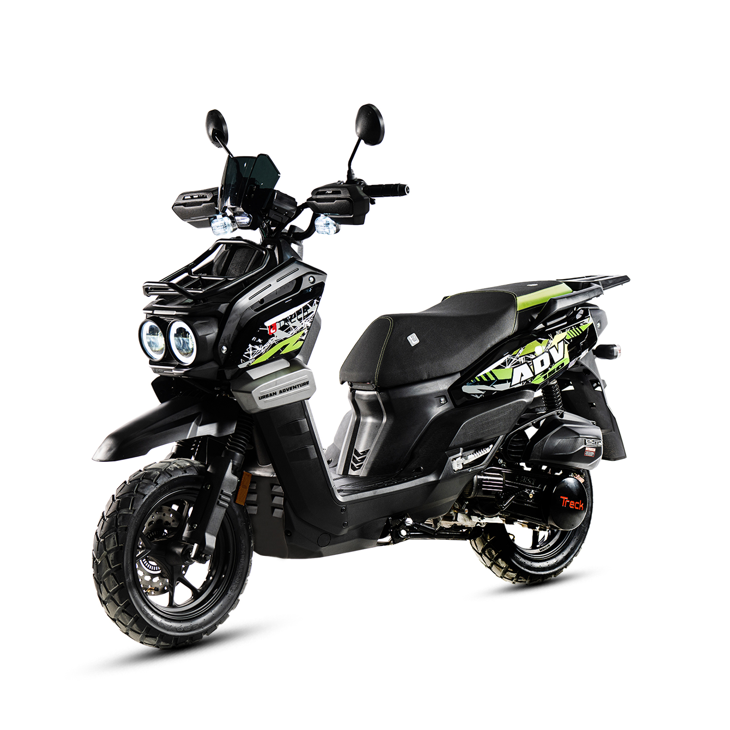 Motoneta Treck Motors Acorazada 150 Verde/Negro 2026 image number null