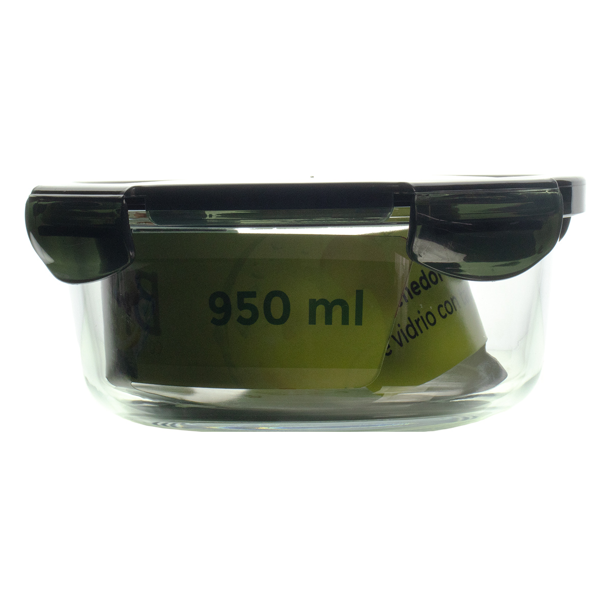 Recipiente Herm&eacute;tico Vidrio Redondo 950ml Multiusos Brang image number null