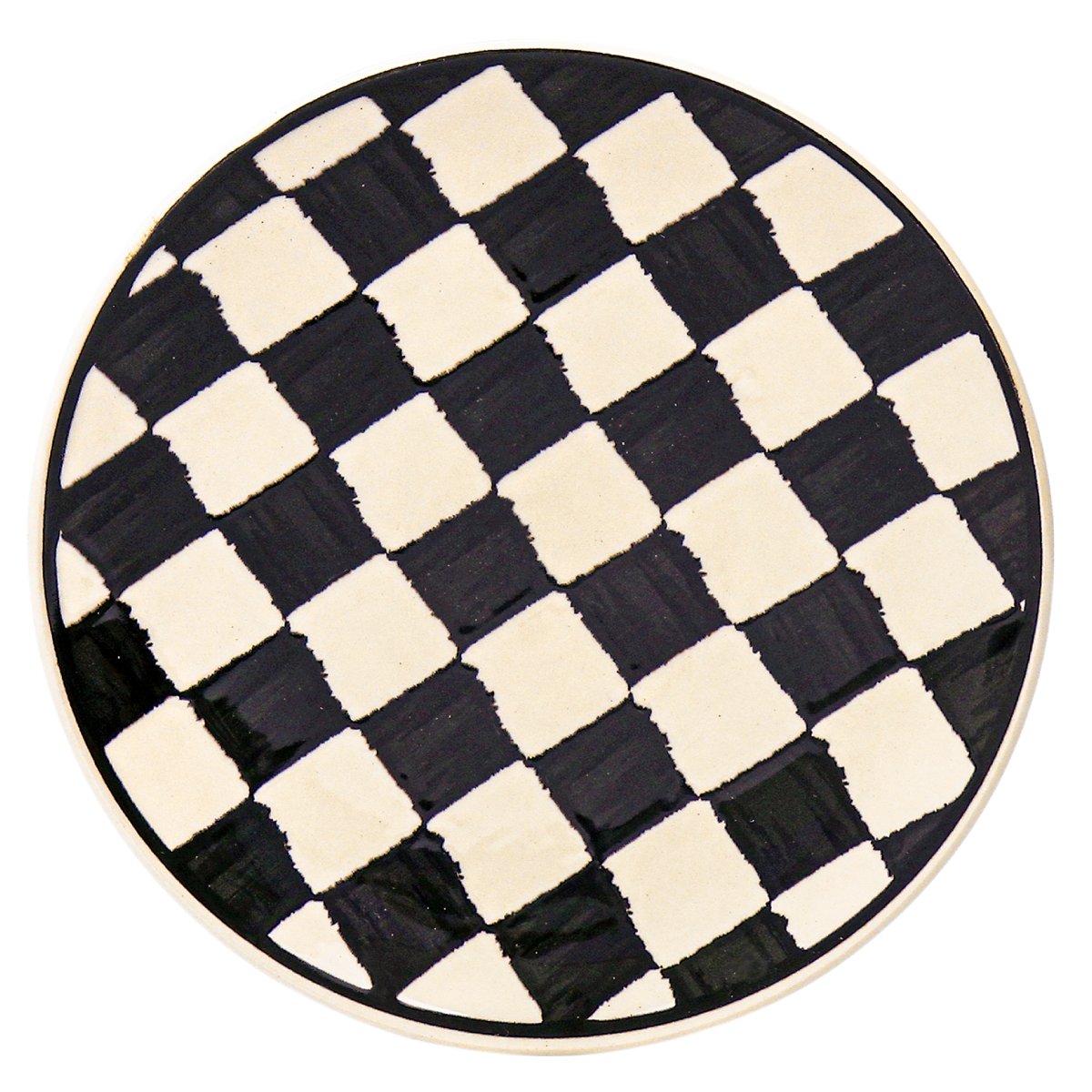 Vajilla 16Pz Cer&aacute;mica Unni Damas Negra Oxford image number null