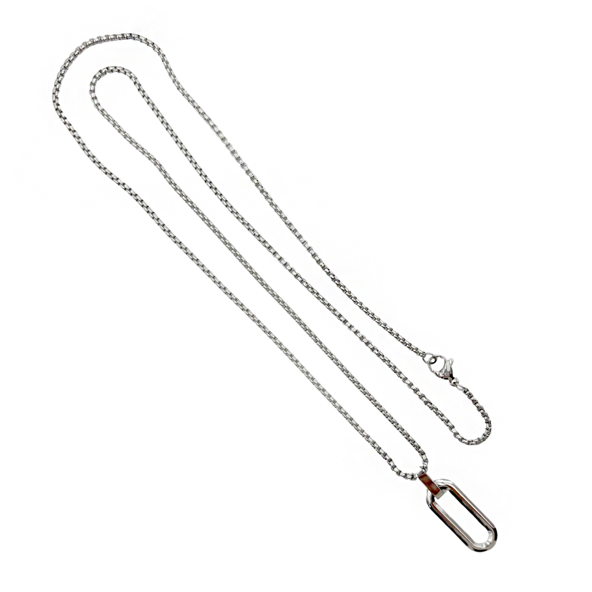 Cadena Eslab&oacute;n Rectangular Aktuales para Hombre image number null
