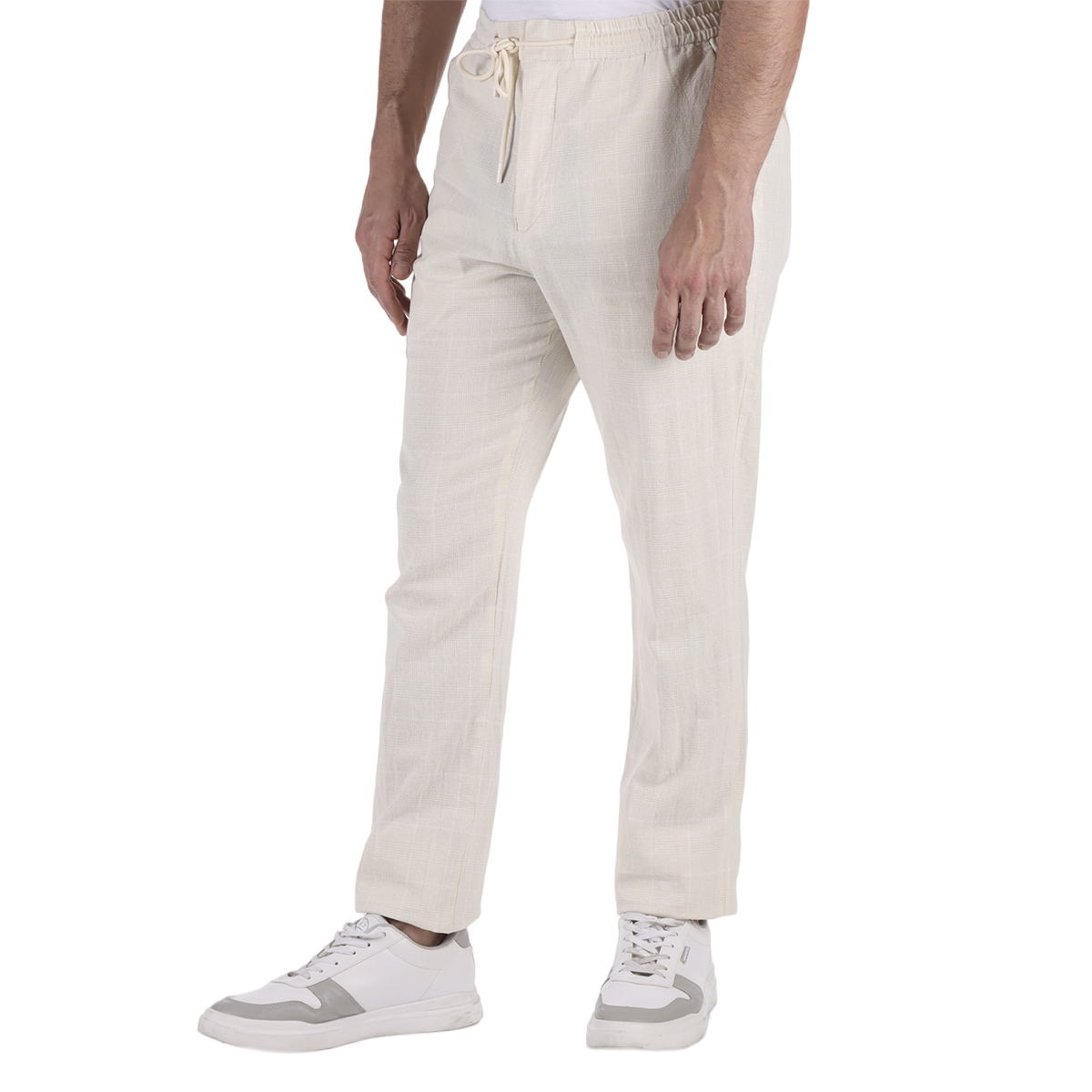 Pantal&oacute;n Cuadros Jareta Casual Bruno Magnani para Hombre image number null