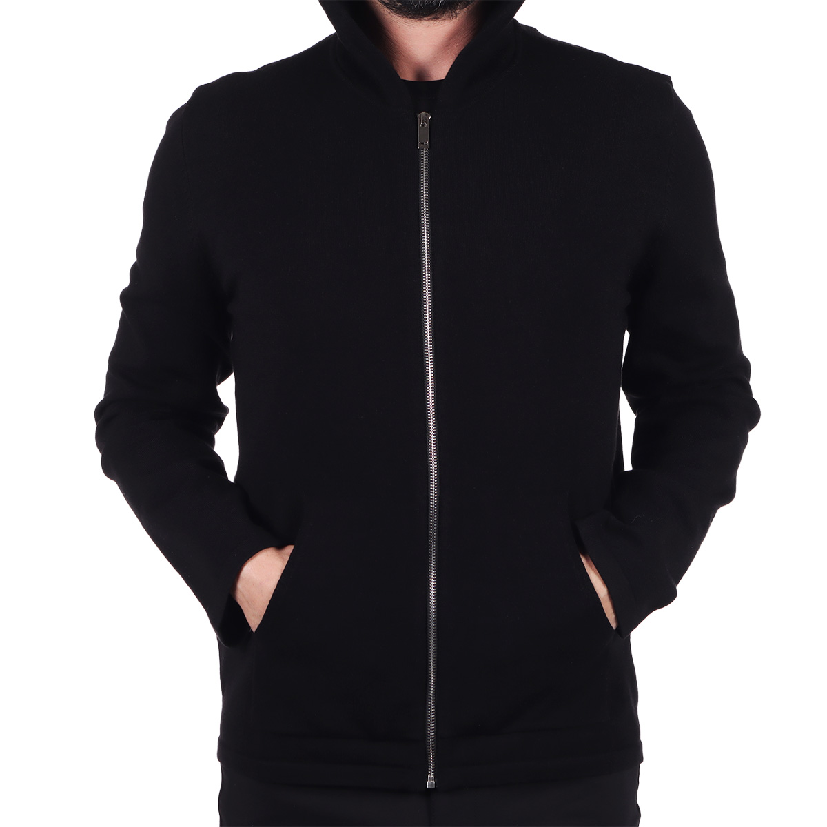 Sudadera Abierta con Capucha Bruno Magnani para Hombre image number null
