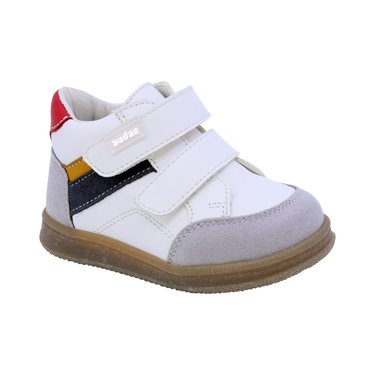 Tenis Con Velcro 11-13 Gris Audaz image number null