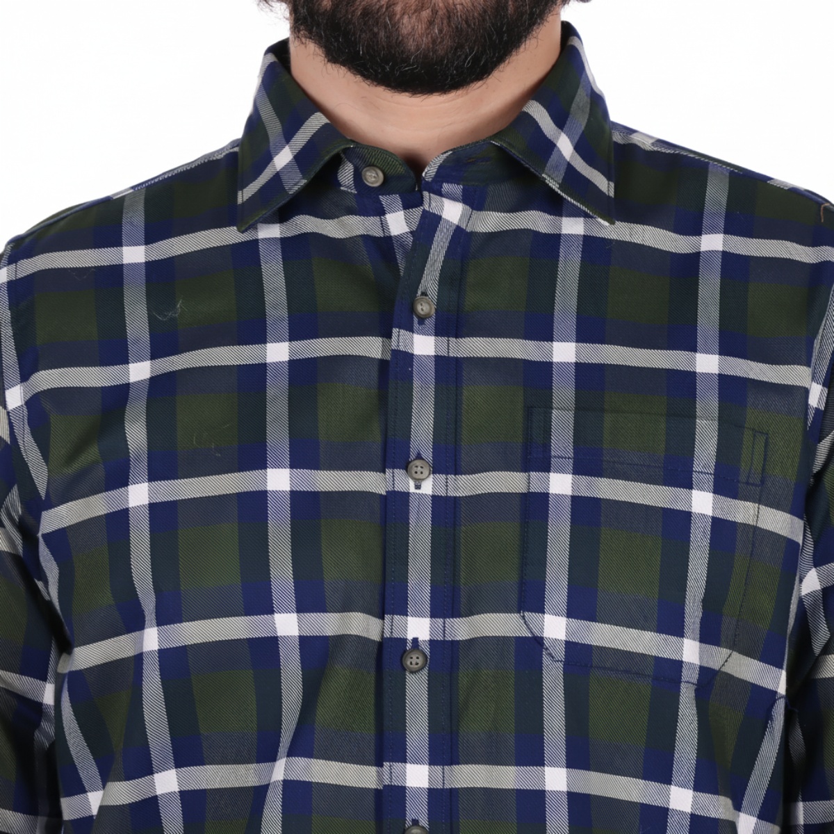 Camisa Cuadros Manga Larga Carlo Corinto para Hombre image number null