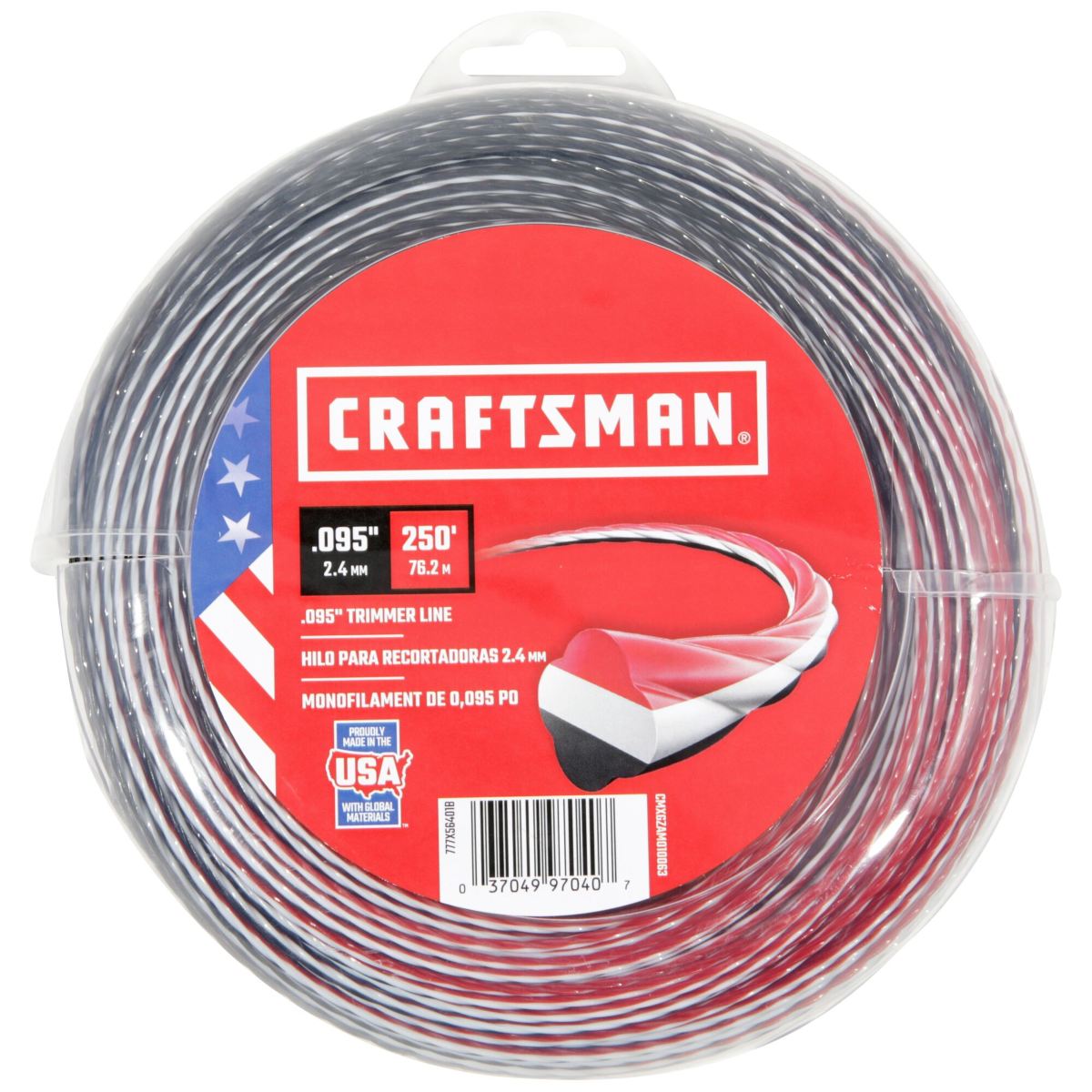 Hilo para desorilladora Craftsman 2.4 mm 76.2 mt image number null