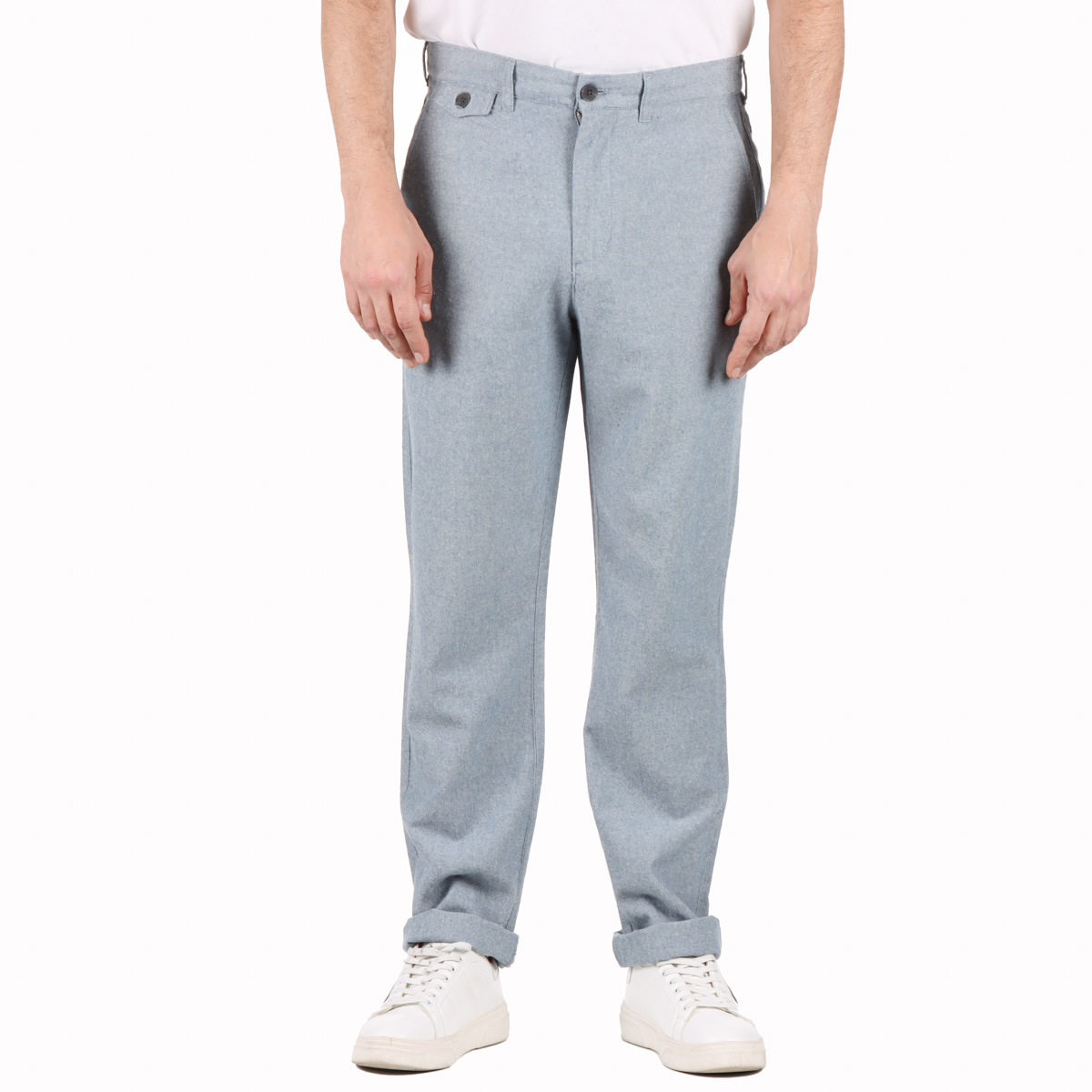 Pantal&oacute;n Lino Algod&oacute;n Regular Fit Casual J.opus Hombre image number null