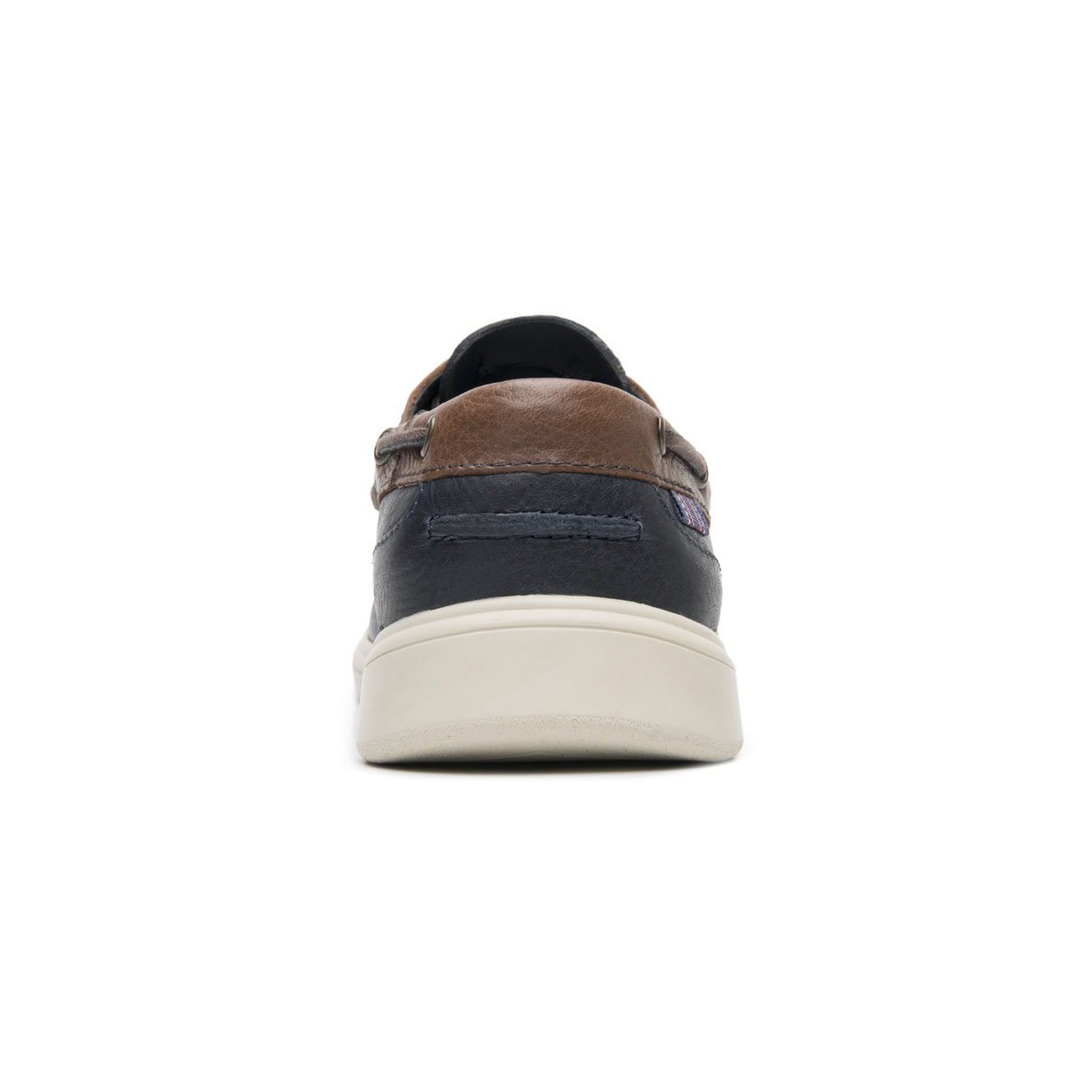 Mocas&iacute;n N&aacute;utico en Piel Flexi Azul para Hombre image number null