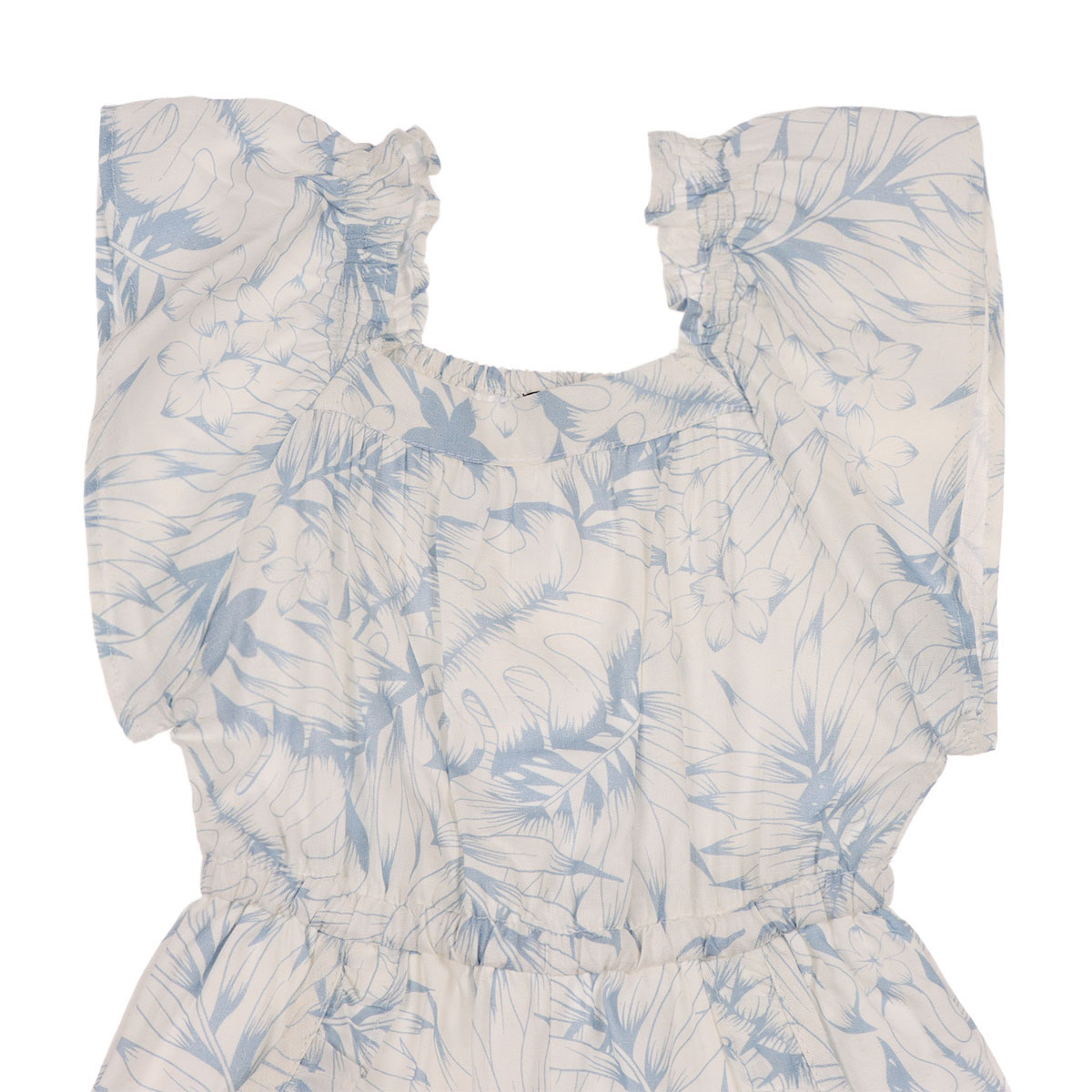 Romper Estampado Hojas con Volantes Casual JEANIOUS para Beb&eacute; Ni&ntilde;a image number null