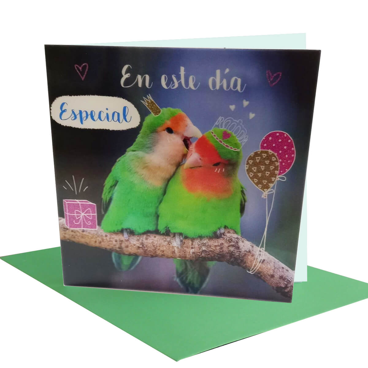 Tarjetas Felicitaci&oacute;n 3D Nico image number null