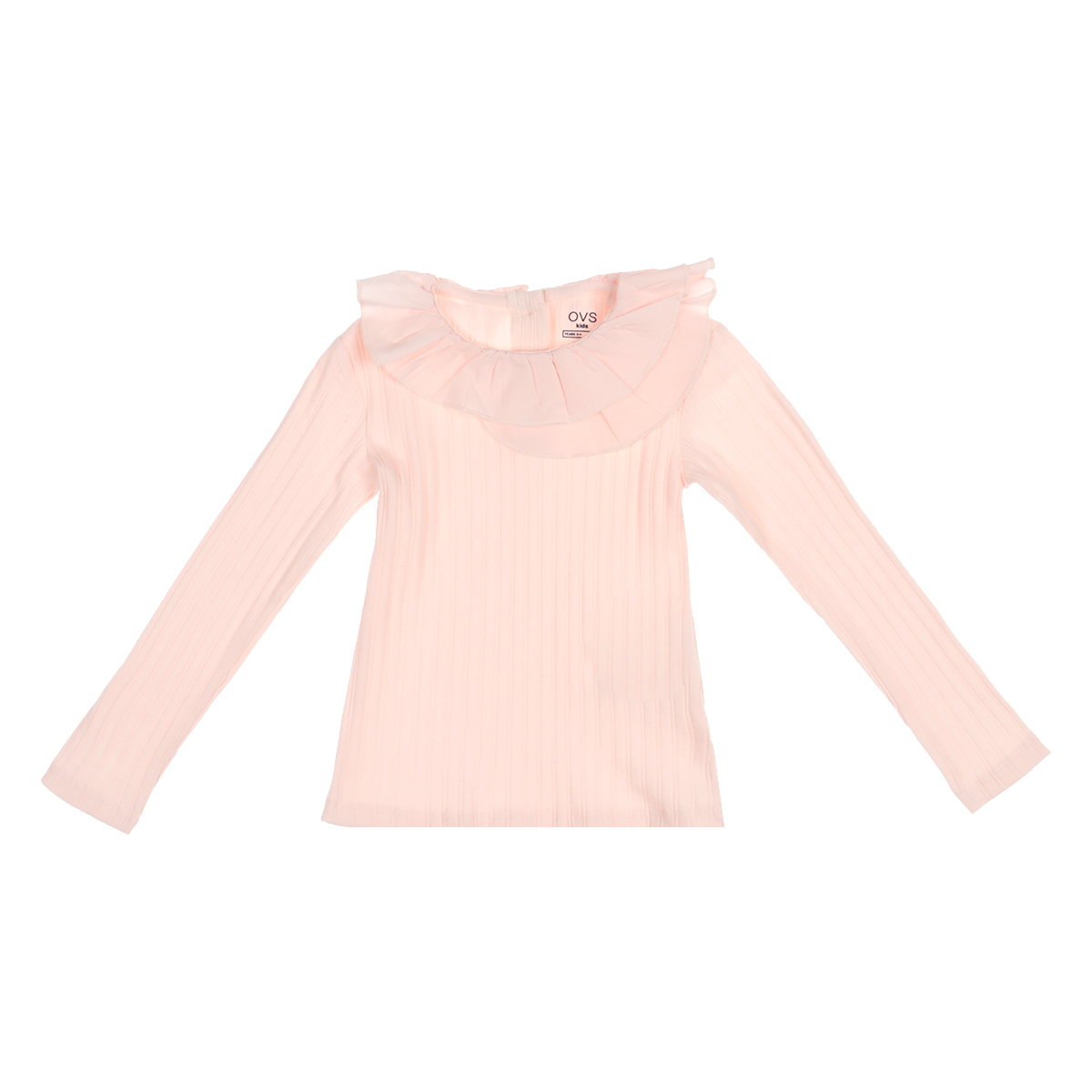 Blusa Manga Larga Acanalada Volantes OVS para Toddler Ni&ntilde;a image number null