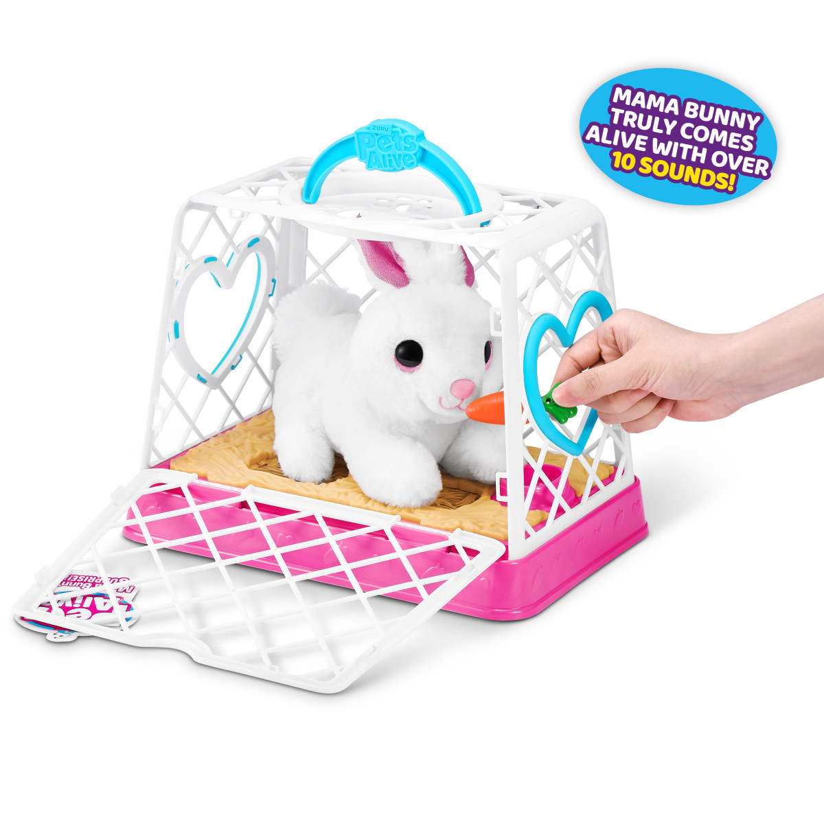 Mu&ntilde;ecos Mam&aacute; Bunny Surprise Pets Alive Zuru image number null