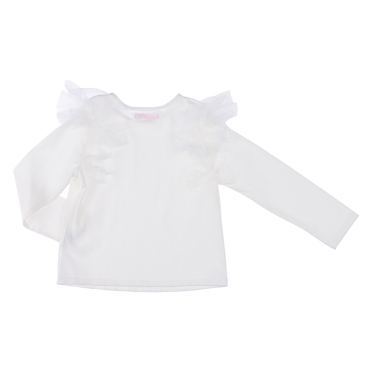 Playera con Tul Manga Larga  Bethaelizabetha para Beb&eacute; Ni&ntilde;a image number null