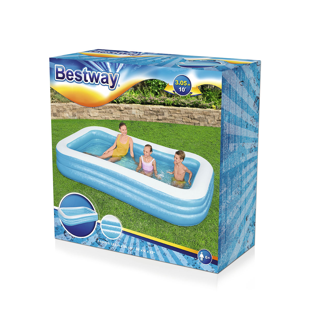 Alberca Inflable Para Alberca Bestway 3.05 m X 1.83 m X 56 x cm&nbsp; Bestway image number null
