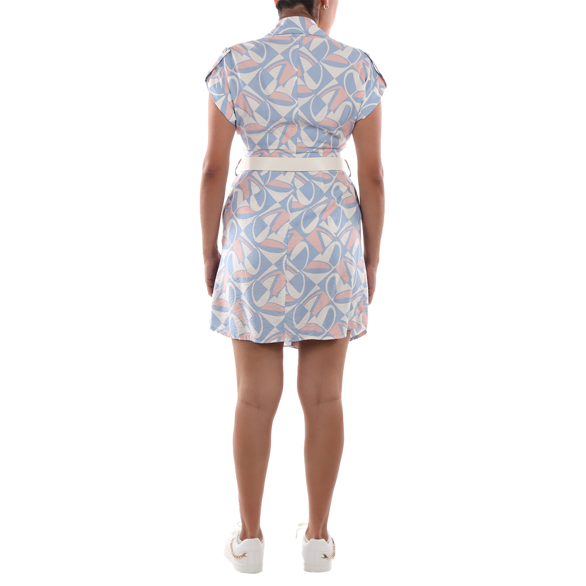 Vestido Sport Dise&ntilde;o Geom&eacute;trico Ann Miller para Mujer Petite image number null