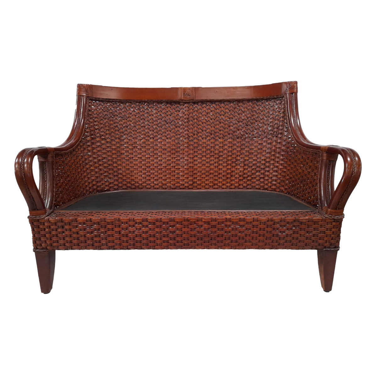 Temari Settee Brown Vintage Home image number null