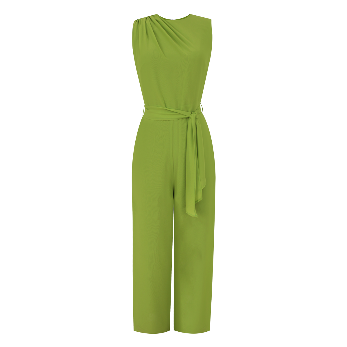 Jumpsuit con Drapeado y Cintur&oacute;n Basel para Mujer image number null
