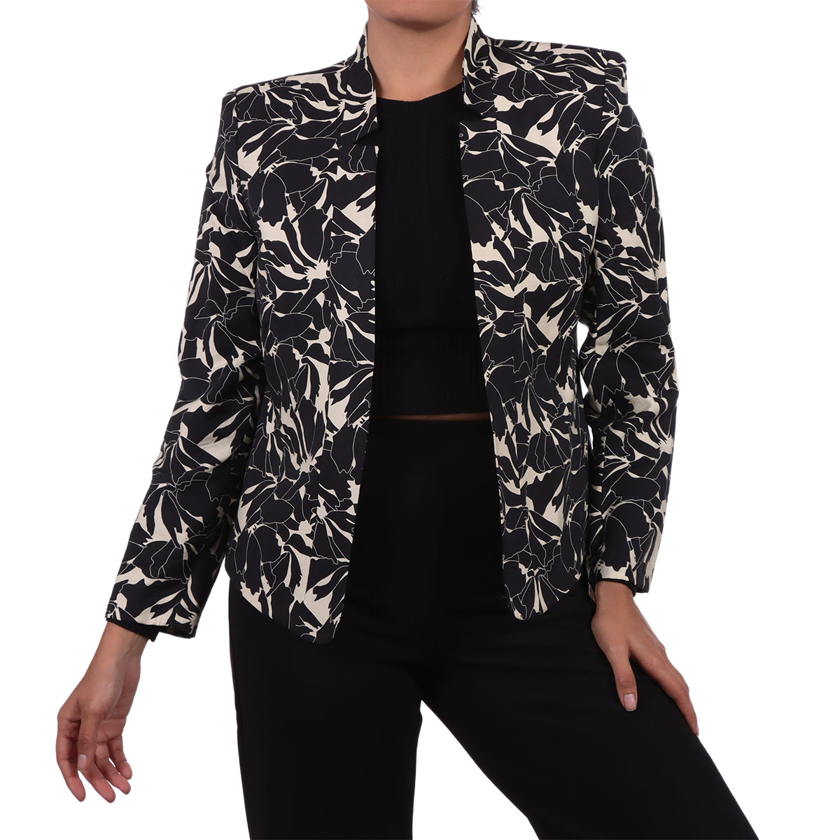 Saco Blazer Estampado Floral Diva By Gamus para Mujer image number null