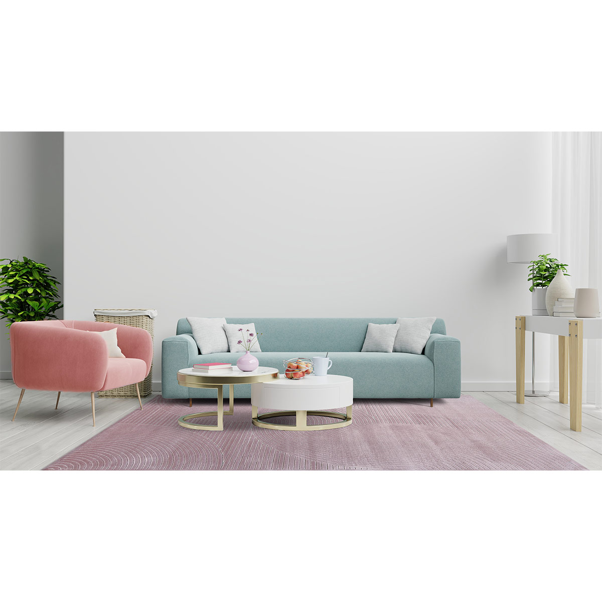 Tapete Kishe Rosa 2.9x2 Abadi image number null