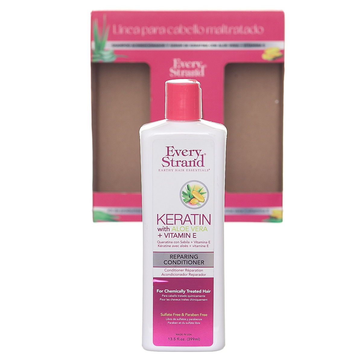 Kit Cabello Maltratado Aloe Vera Keratina Y Vit E EVERY STRAND image number null