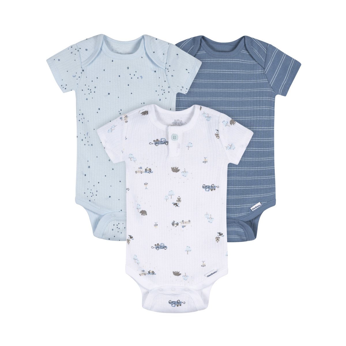 3 Pack Pa&ntilde;aleros Gerber para Beb&eacute; Ni&ntilde;o image number null