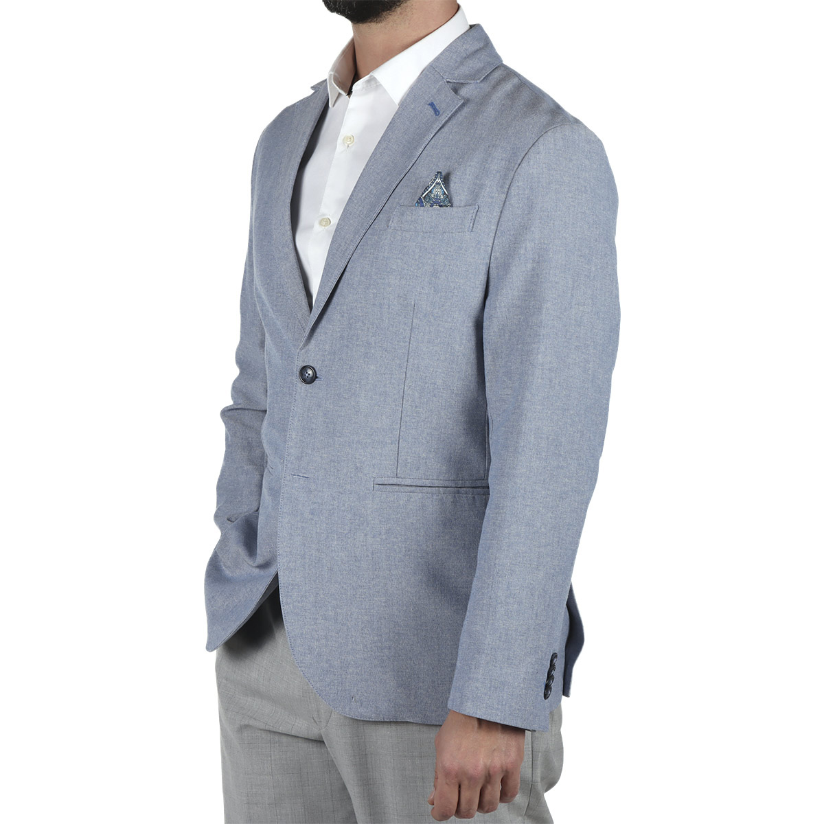 Saco Modern Fit Cuello con Solapa Carlo Corinto Hombre image number null