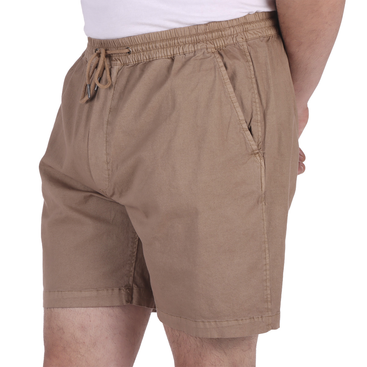 Bermuda de Gabardina Cintura El&aacute;stica Jeanious para Hombre image number null