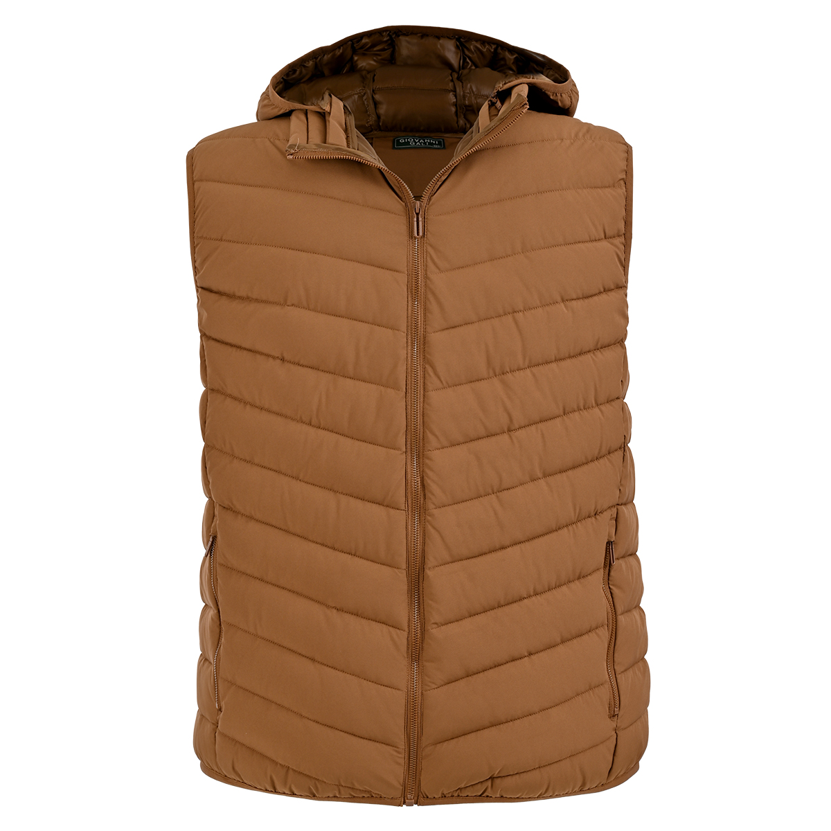 Chaleco Capitonado Giovanni Gali con Gorro Desmontable para Hombre Plus image number null