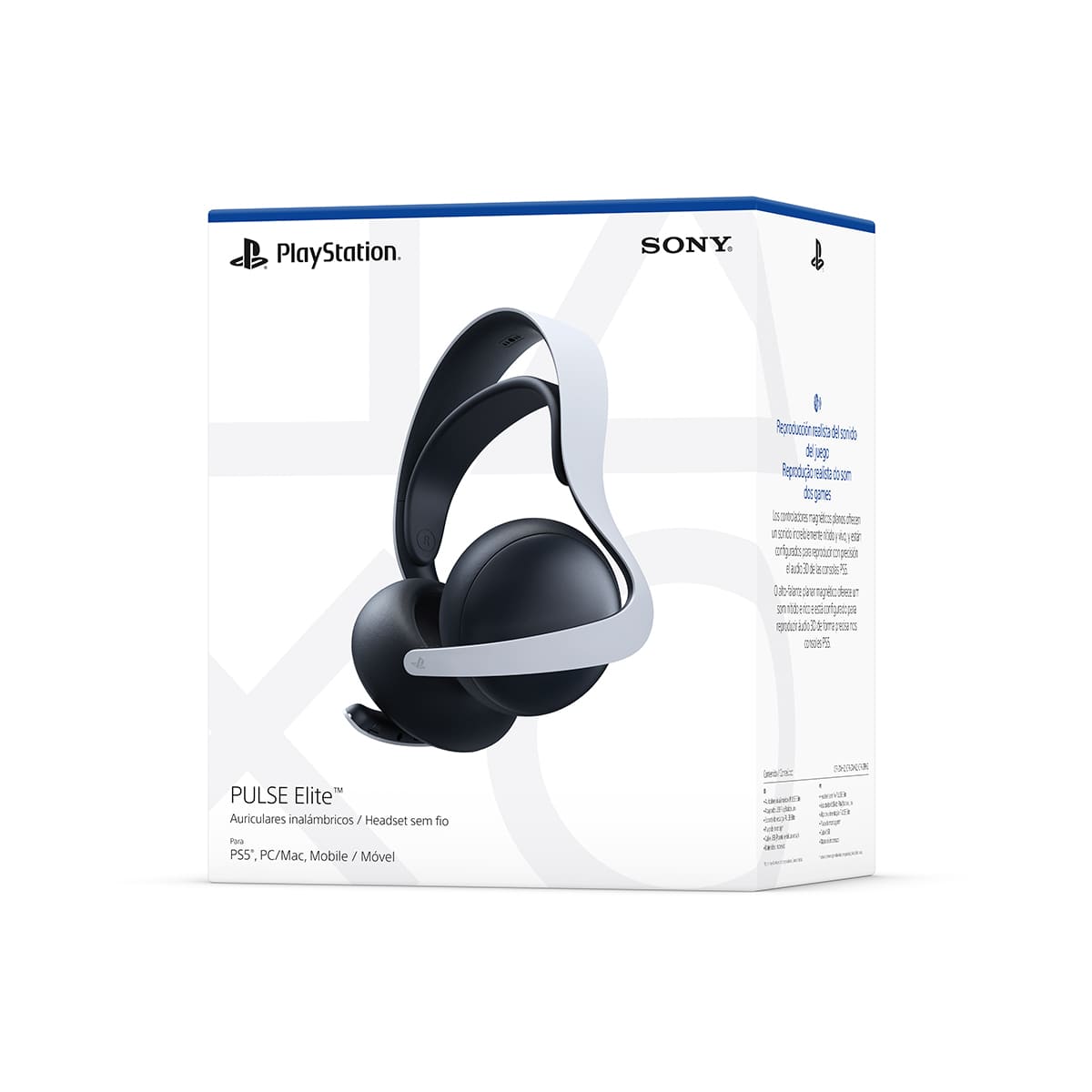 Aud&iacute;fono Gamer Over Ear Sony PS5 Pulse Elite Inal&aacute;mbrico image number null