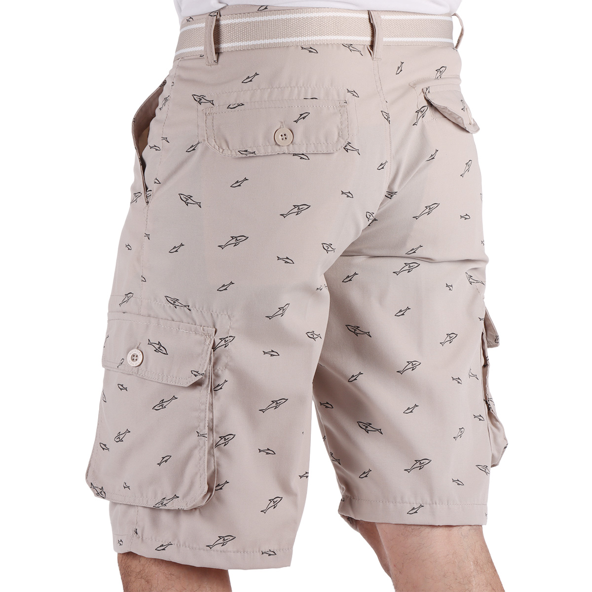 Bermuda Ajuste Regular Print Pescados Tim Men Hombre image number null