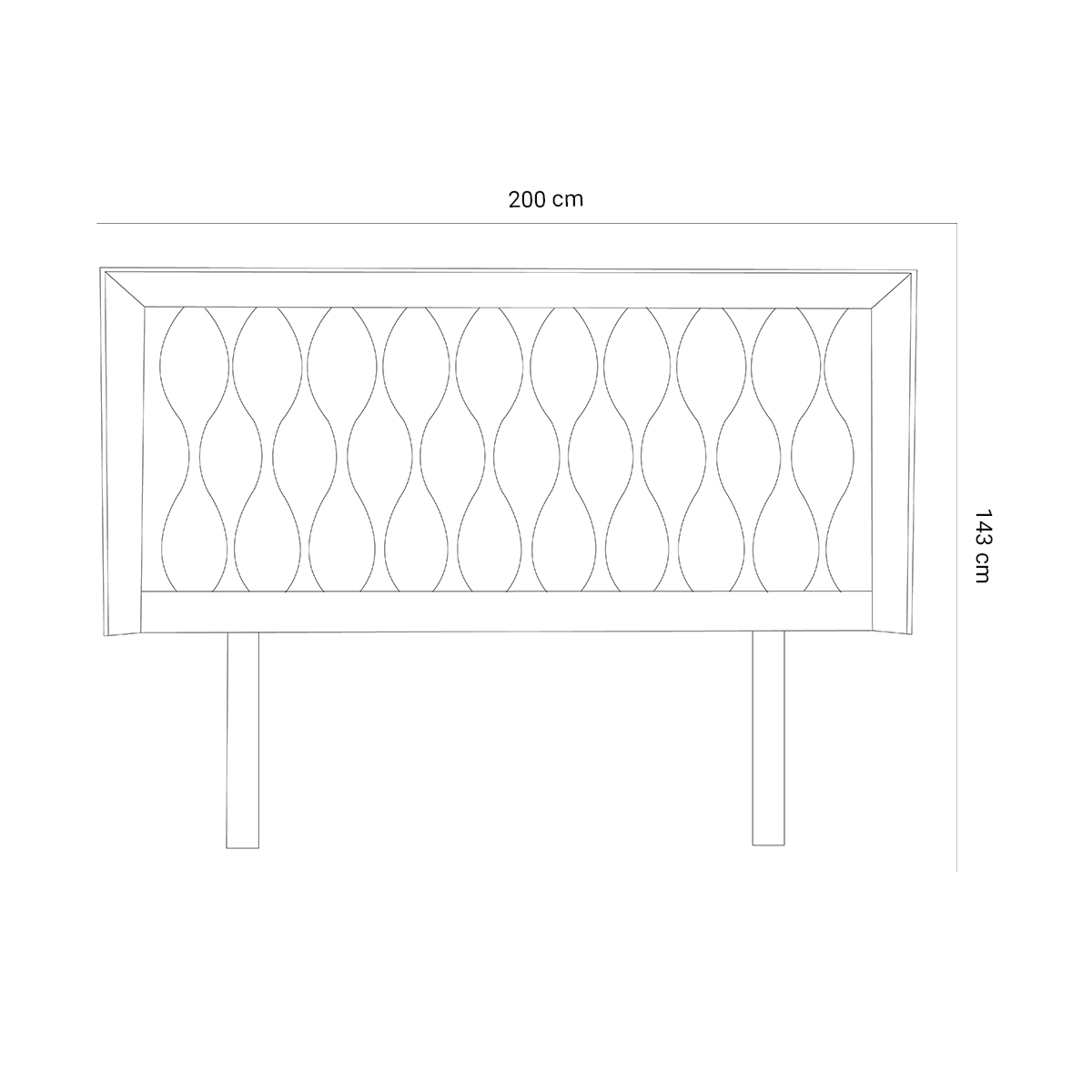 Cabecera King Size Lanna New Challenge image number null