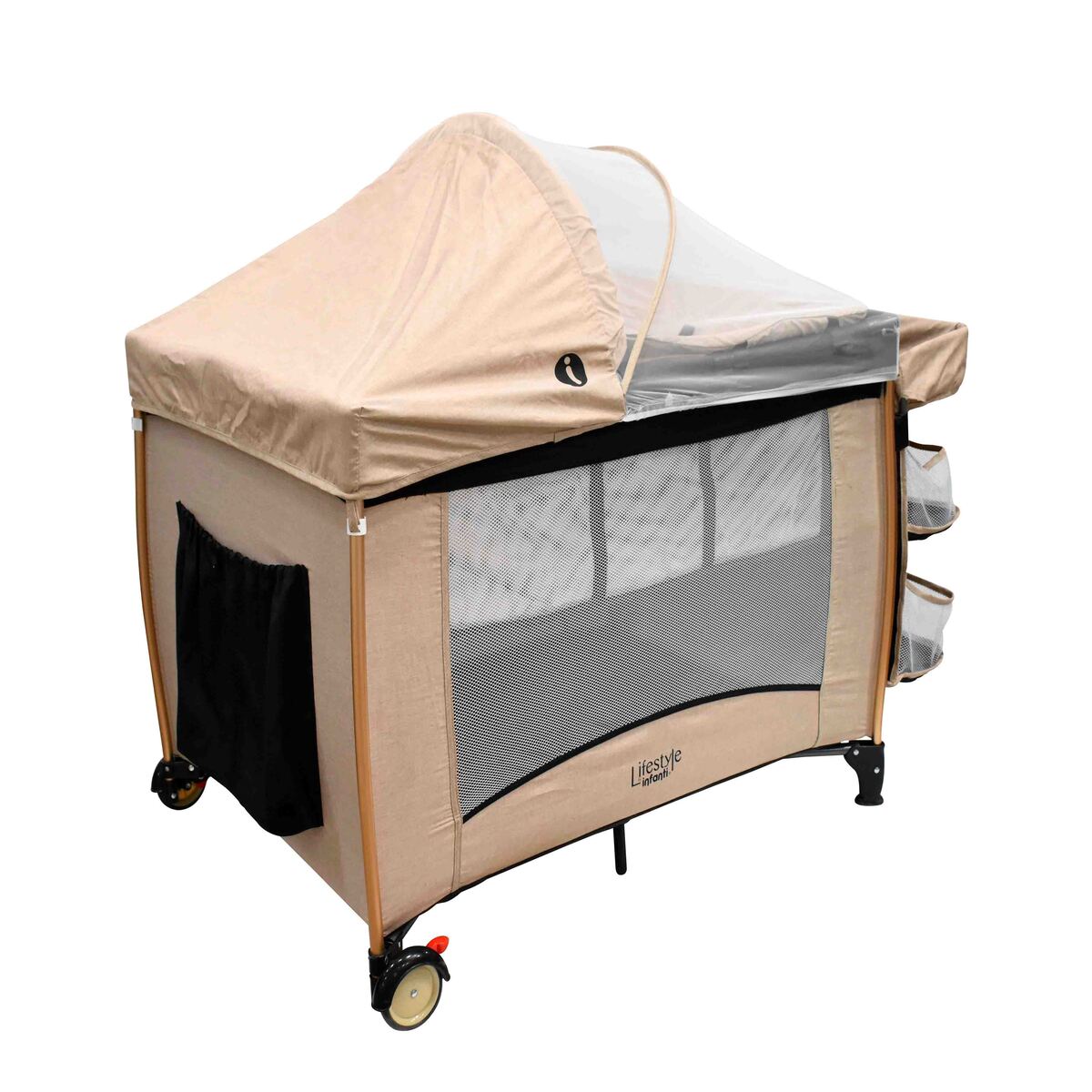 Cuna Corral Gianna Beige Lifestyle image number null