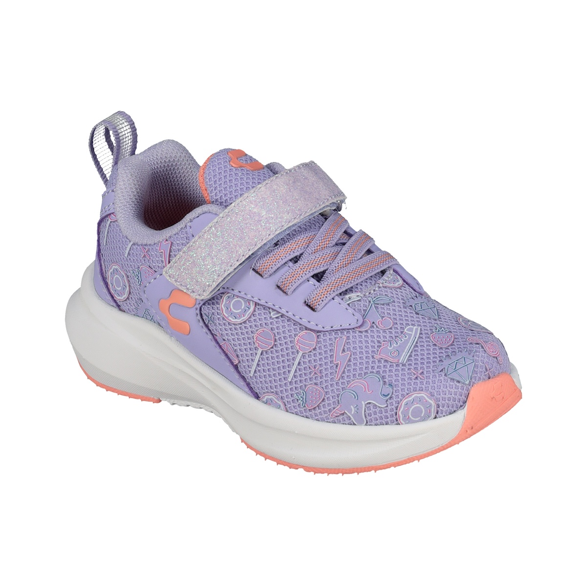 Tenis Umbra Charly Morado con Dise&ntilde;o Ajuste Velcro para Ni&ntilde;a image number null