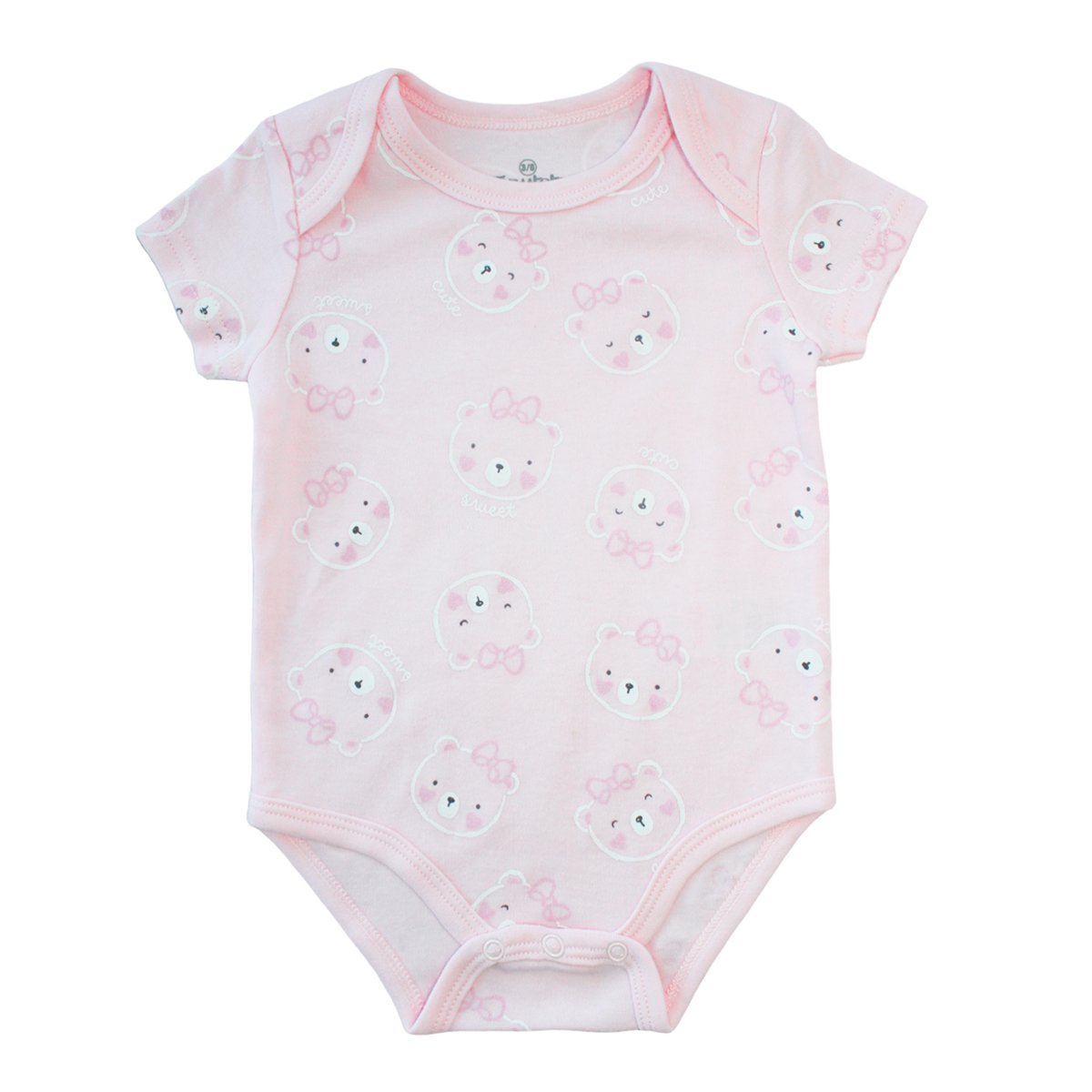 3 Pack Body Manga Corta Tiny Tots Beb&eacute; Ni&ntilde;a image number null