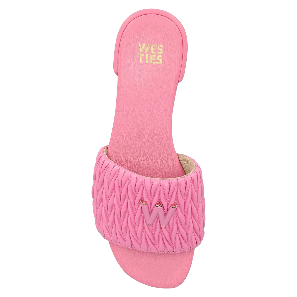 Sandalia Aplicaci&oacute;n Herraje Westies Rosa para Mujer image number null