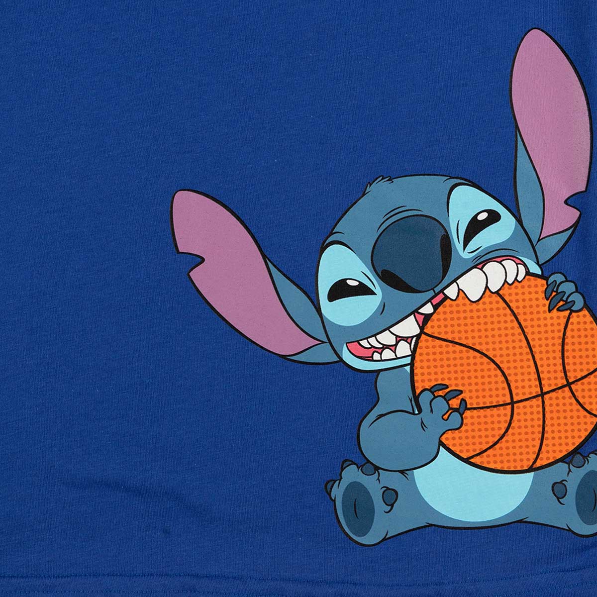 Playera Manga Corta Disney Stitch X NBA para Ni&ntilde;o image number null